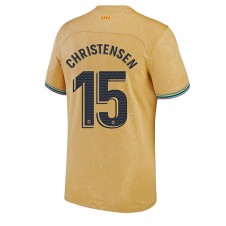 Barcelona Andreas Christensen #15 Bortedrakt 2022-23 Kortermet